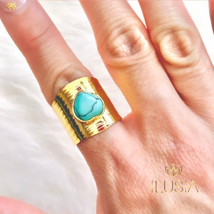 Julieta turquoise ring