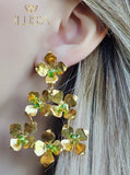 Cascada Green Earrings