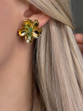 Emerald Blossom Earrings