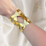 Opulent halo bracelet