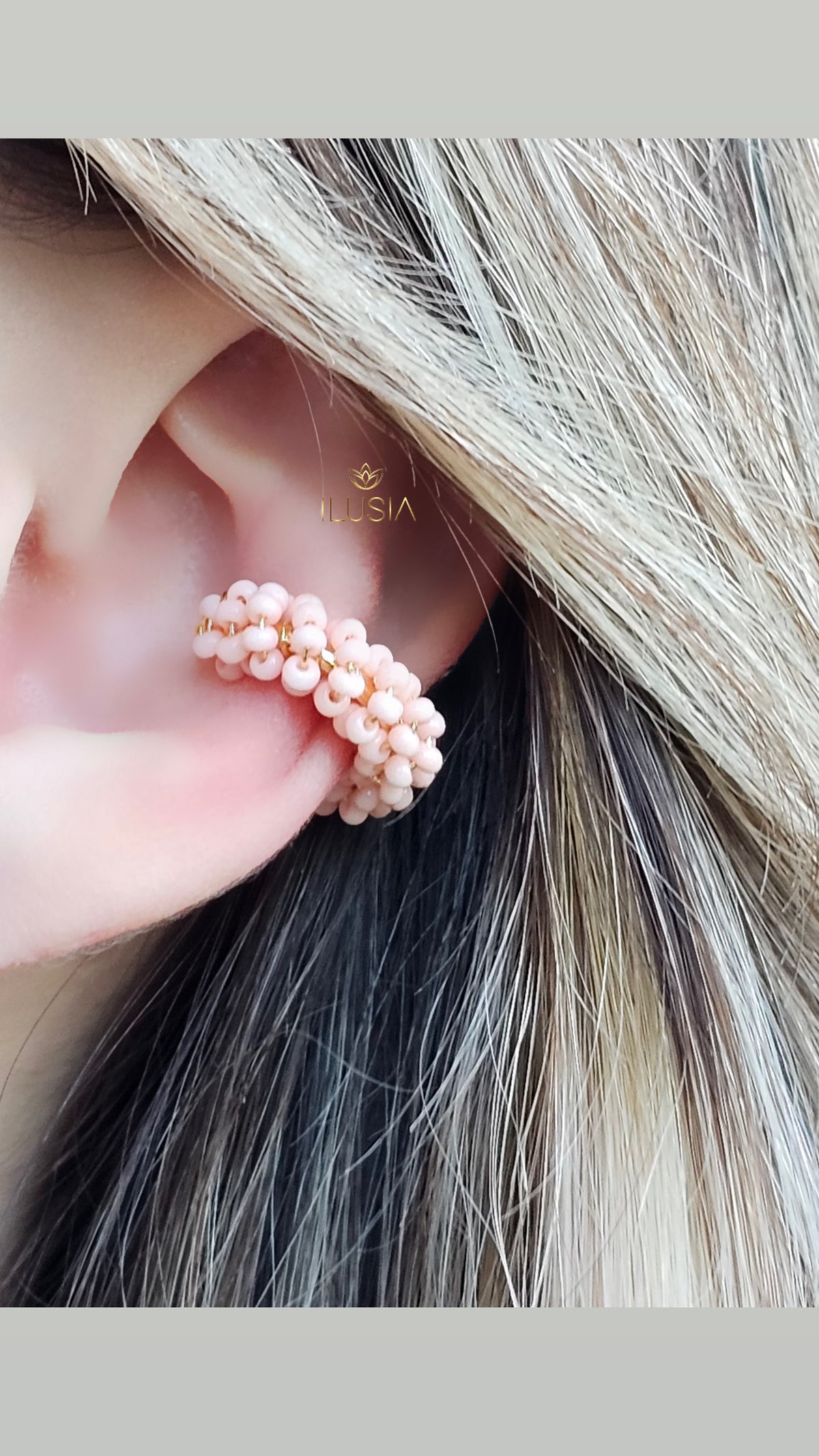 Heritage soft pink Earcuff