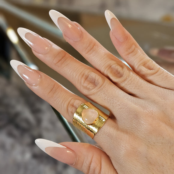 Julieta Rose Quartz Ring