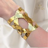 Opulent halo bracelet