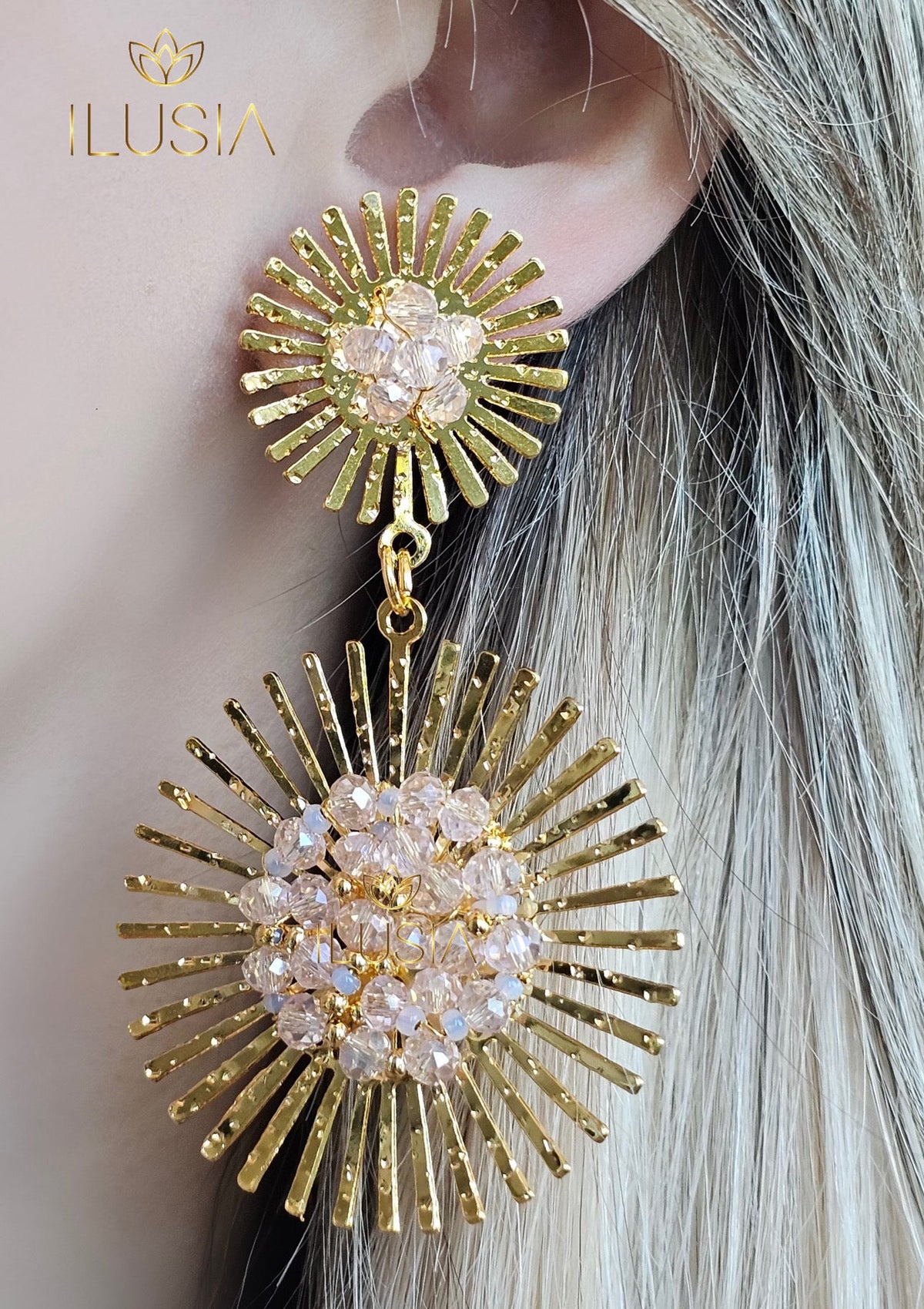 Destello light pink Earrings