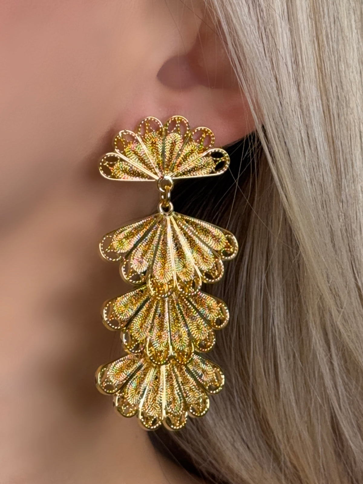 Encanto Áureo Filigree Earrings