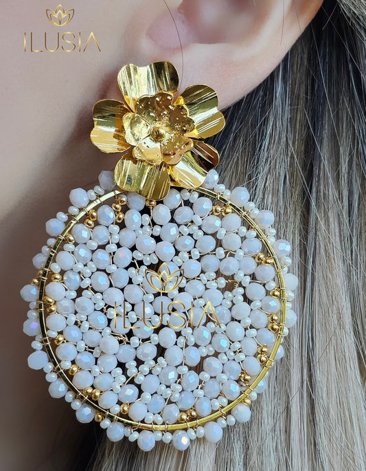 Evy pearly Big Earrings
