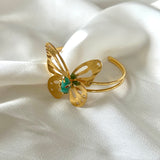 Papillon Emerald bracelet