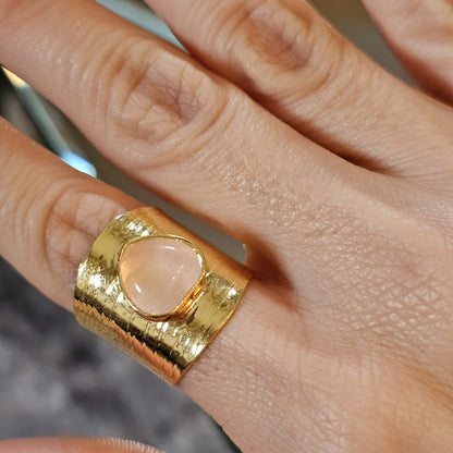 Julieta Rose Quartz Ring